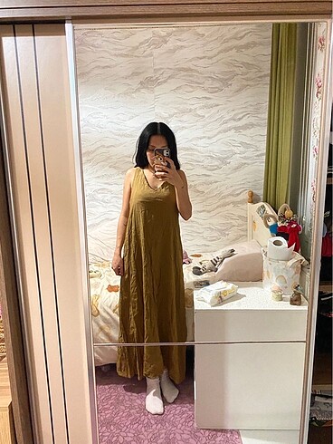 Zara Zara Etiketli Uzun Elbise