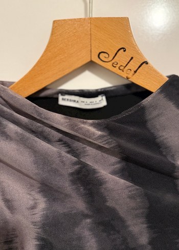 Bershka uzun kollu mini elbise - Görsel 2