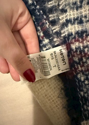 Koton Bohem Çok Renkli Örgü Yün Kadın Şal - Görsel 3