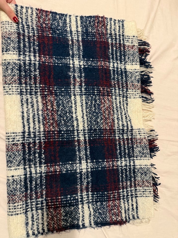 Koton Bohem Çok Renkli Örgü Yün Kadın Şal - Görsel 2