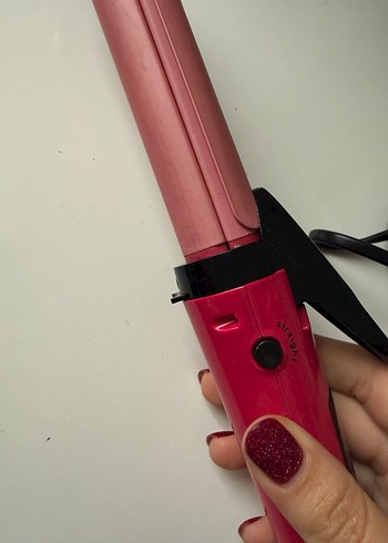 Pembe Saç Şekillendirici Maşa - Görsel 3