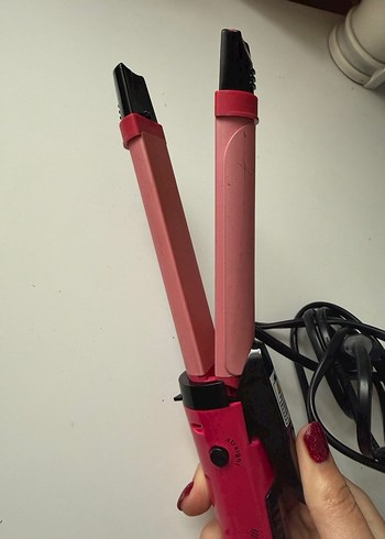 Pembe Saç Şekillendirici Maşa - Görsel 2