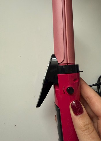 Pembe Saç Şekillendirici Maşa - Görsel 4