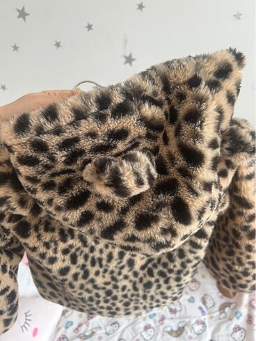 H&M Kız çocuk HM marka peluş mont 5-6 yaş
