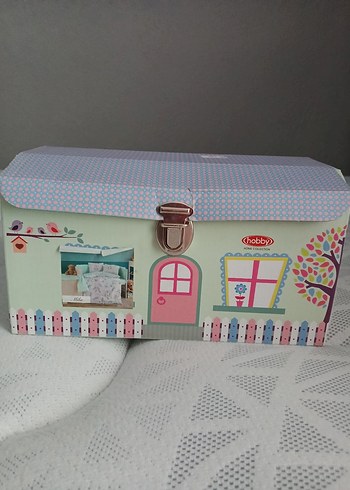 Mor Pamuklu Çocuk Uyku Seti - Görsel 3