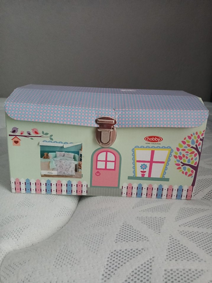 Mor Pamuklu Çocuk Uyku Seti - Görsel 3