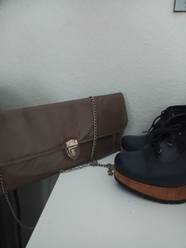 Kadın Platform Topuklu Deri Ayakkabı - Görsel 3