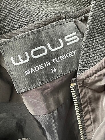 38 Beden siyah Renk Wous M Beden Ceket