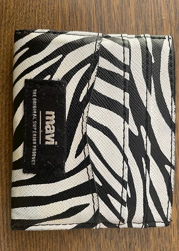 MAVİ Zebra Desenli Minimalist Kartlık
