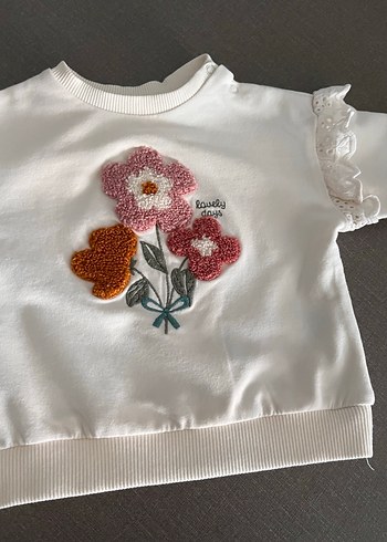 LC Waikiki Nakışlı Bohem Kız Çocuk Sweatshirt - Görsel 2