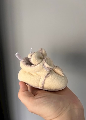 Bej Erkek Çocuk Sıcak Ev panduf - Görsel 2