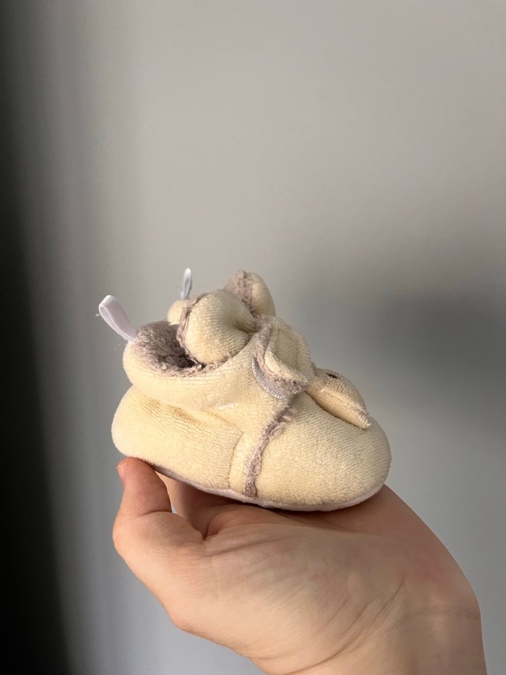 Bej Erkek Çocuk Sıcak Ev panduf - Görsel 2