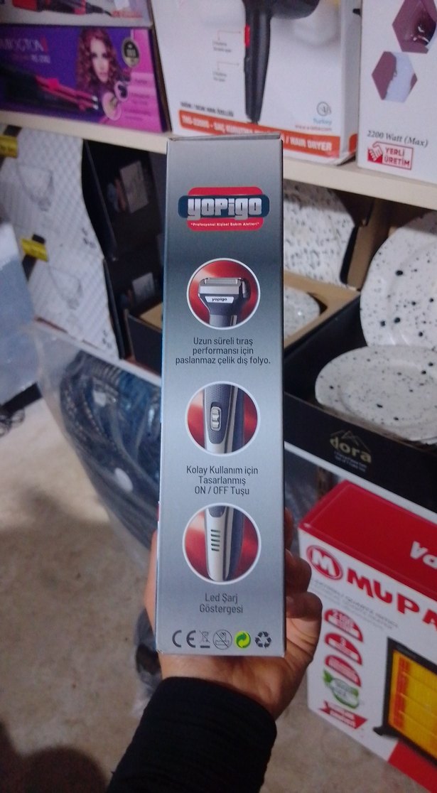 Yopigo Şarj Edilebilir 3 Başlıklı Tıraş Makinesi - Görsel 2