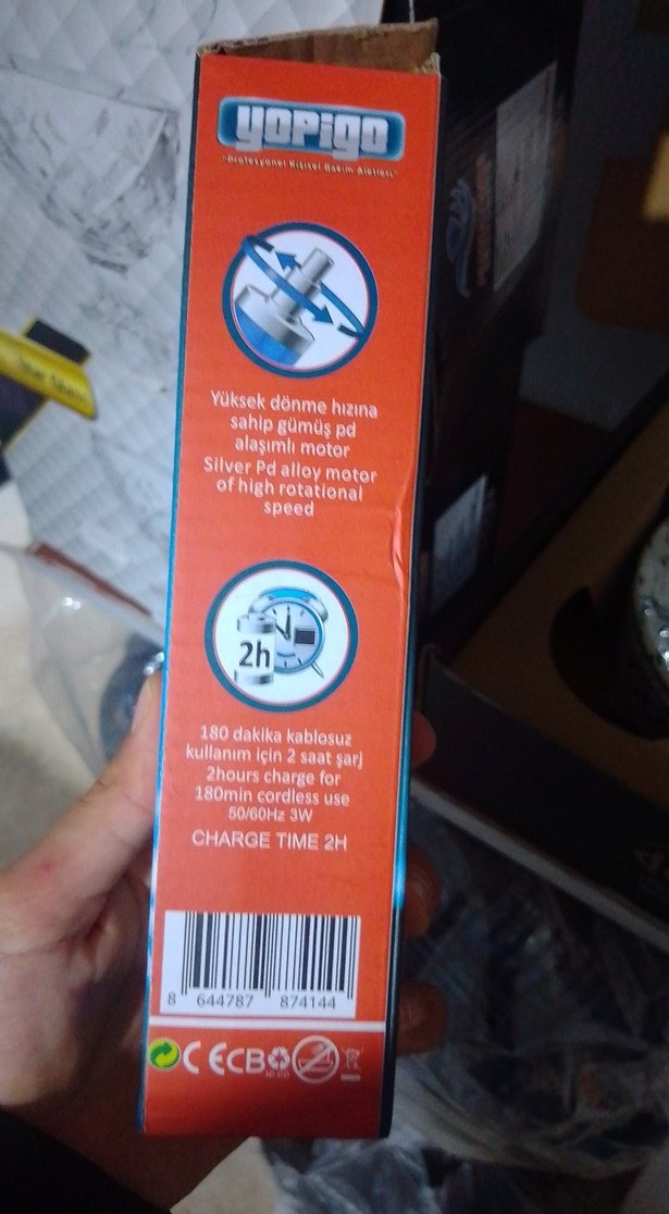 Yopigo YP-1806 USB Şarjlı Paslanmaz Çelik Traş Makinesi - Görsel 3