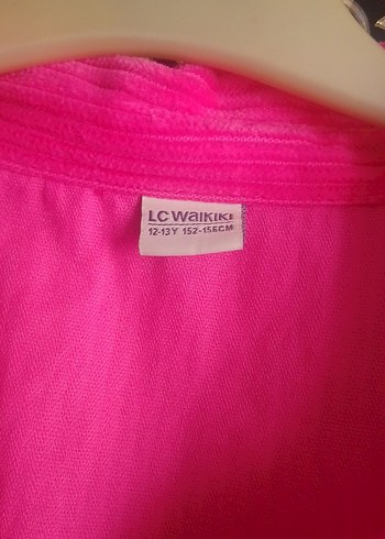 Pembe Düğmeli çocuk Gömlek - Görsel 2