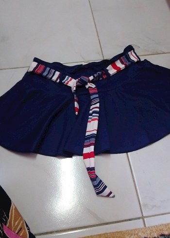 Renkli Bağcıklı Kısa Mini Etek