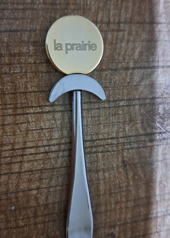 La Prairie Gri-Bej Kozmetik Spatula - Görsel 3