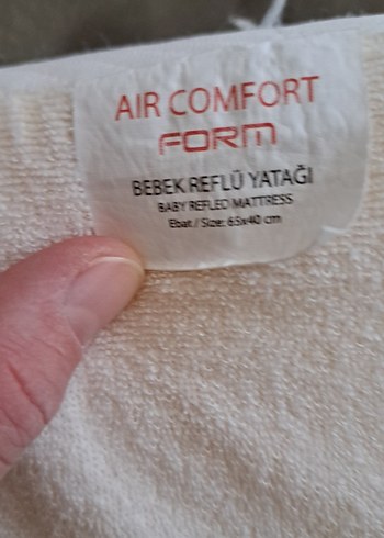 Beyaz Bebek Uyku Destek Minderi - Görsel 3