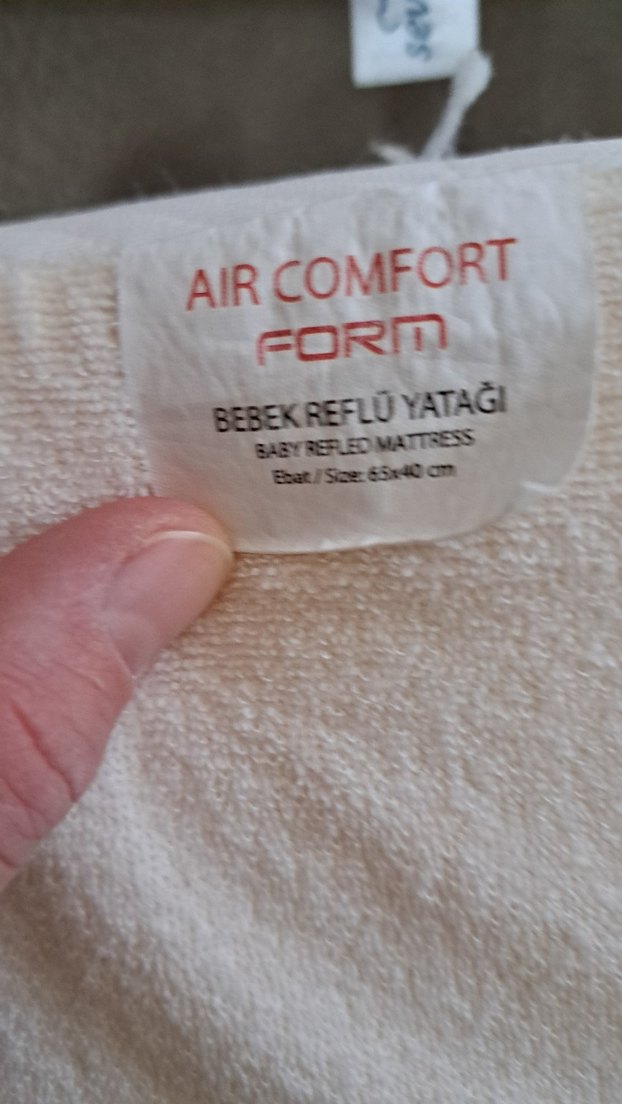 Beyaz Bebek Uyku Destek Minderi - Görsel 3