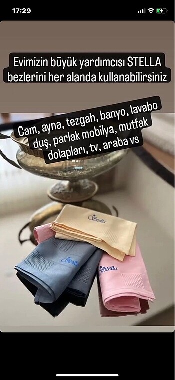 Beden Orjinal mikrofiber temizlik bezleri