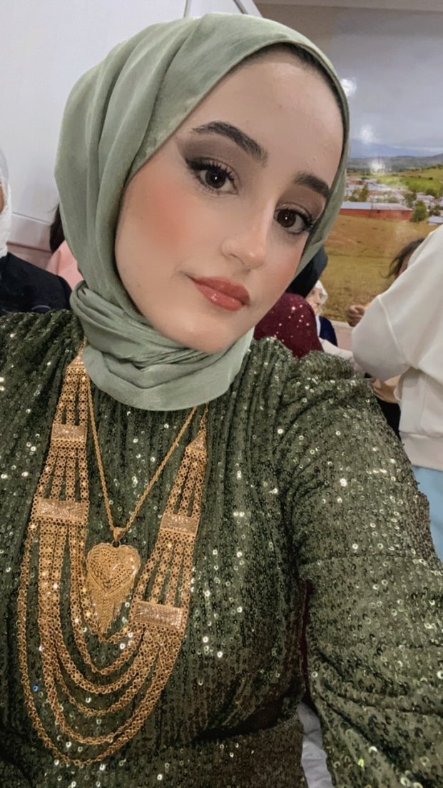 Parlak Haki Yılan Desenli Uzun Abiye Elbise - Görsel 2