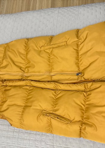 Sarı Kadın Şişme Yelek Fermuarlı - Görsel 2