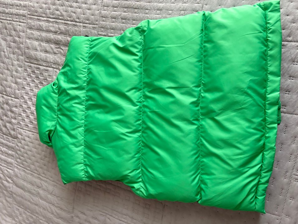 Düğmeli Yeşil Kadın Şişme Yelek - Görsel 3