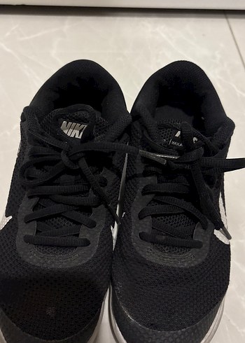 Siyah Bağcıklı Kadın Spor Ayakkabı - Görsel 2