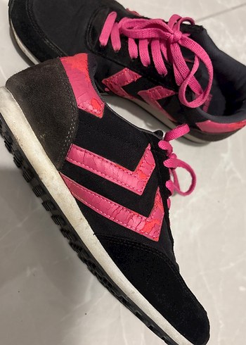 Pembe Bağcıklı Kadın Spor Ayakkabı - Görsel 2