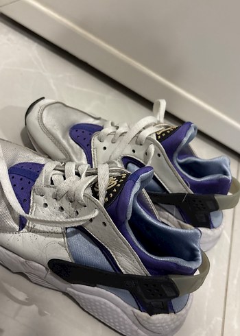 Bağcıklı Gri Mor Bağcıklı Spor Ayakkabı - Görsel 3