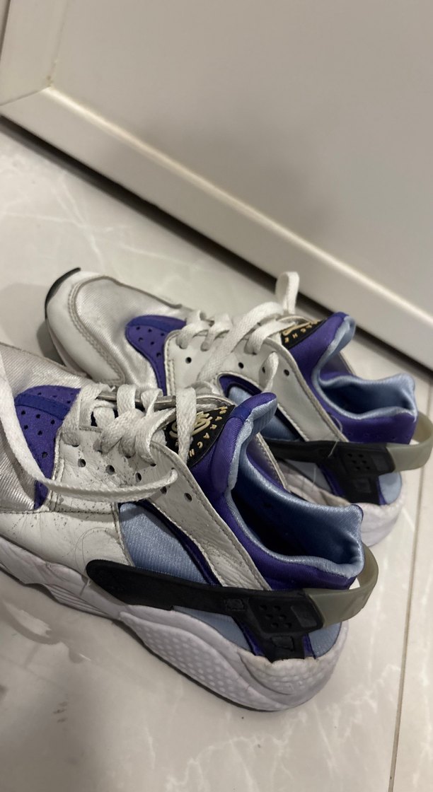 Bağcıklı Gri Mor Bağcıklı Spor Ayakkabı - Görsel 3