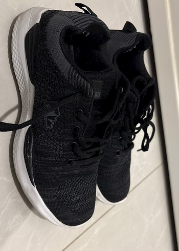 Siyah Bağcıklı Kadın Spor Ayakkabı - Görsel 3