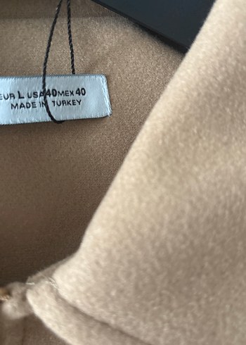 Bej Fermuarlı Kısa Kadın Ceket - Görsel 2