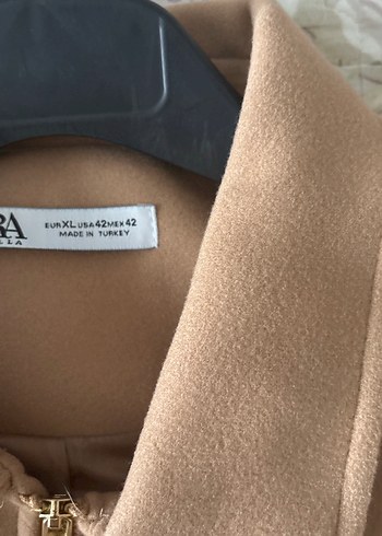 Bej Süet Mini Kadın Ceket - Görsel 2