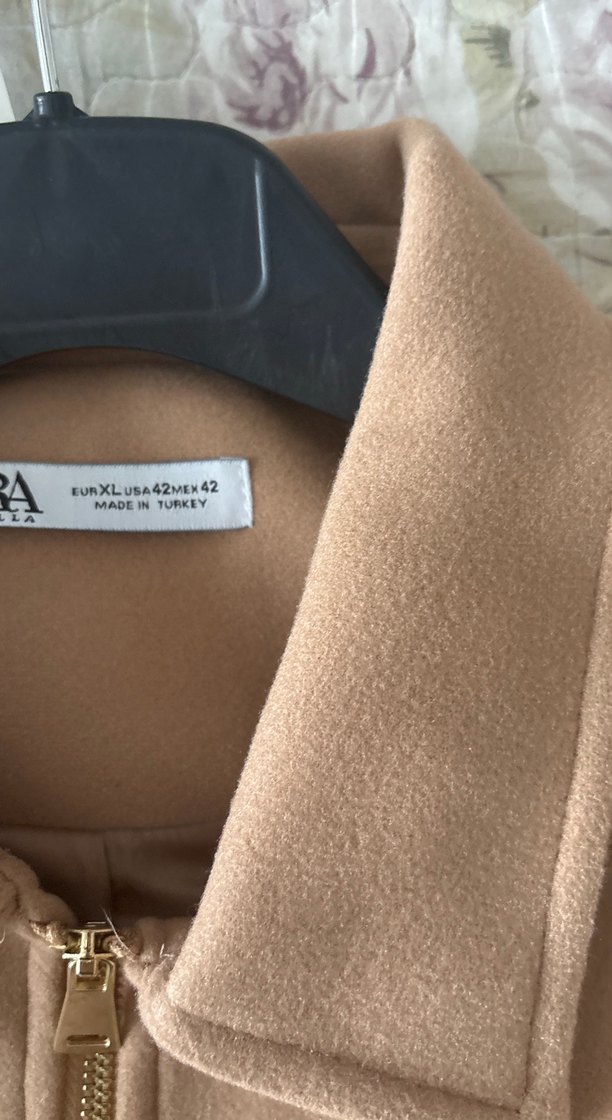 Bej Süet Mini Kadın Ceket - Görsel 2