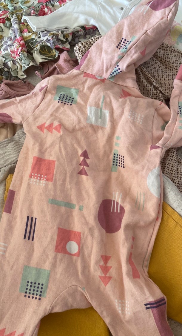 Fermuarlı Pembe Bebek Kız Tulum - Görsel 5