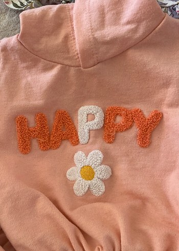 Pembe Nakışlı Bebek Kız Takım - Görsel 2