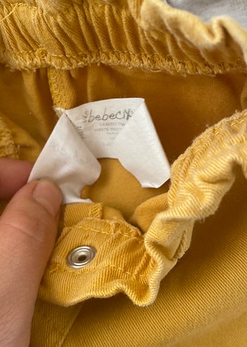 Erkek Çocuk Sarı Bol Kesim Pantolon - Görsel 2