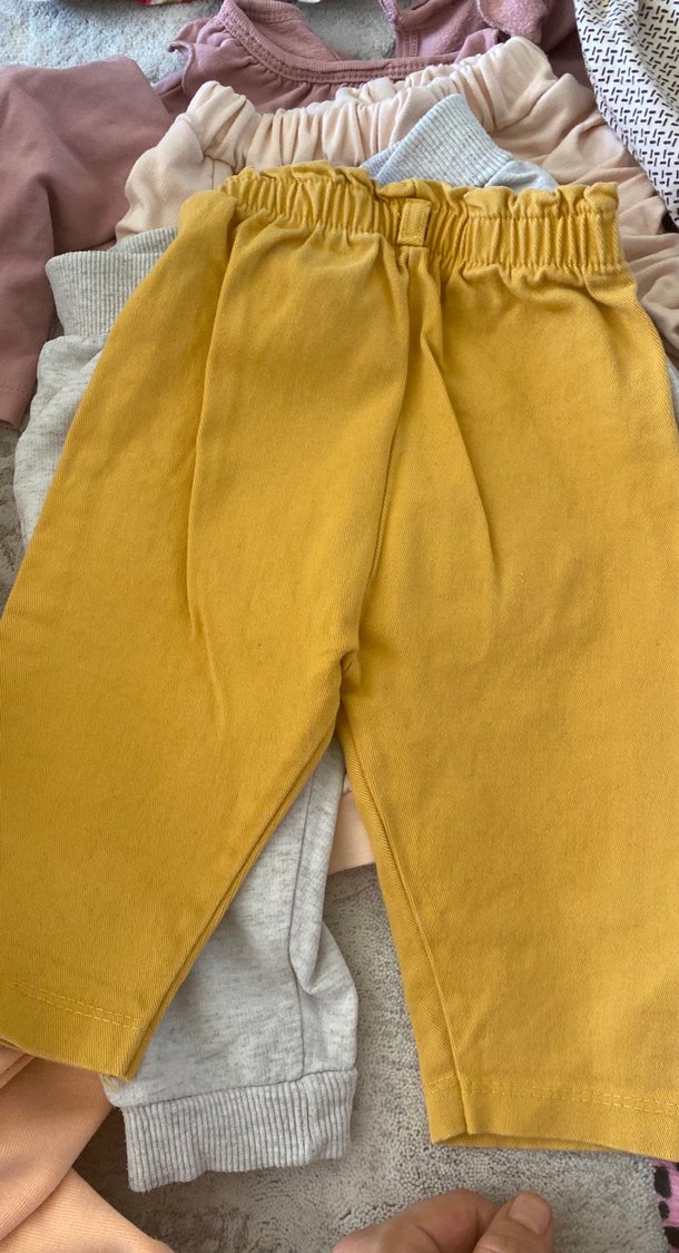 Erkek Çocuk Sarı Bol Kesim Pantolon - Görsel 3
