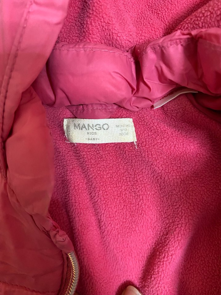 Pembe Bebek Kışlık Kapüşonlu Mont - Görsel 3