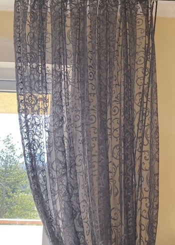 Gri Şeffaf Modern Perde - Görsel 2