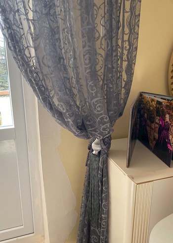 Gri Şeffaf Modern Perde - Görsel 3