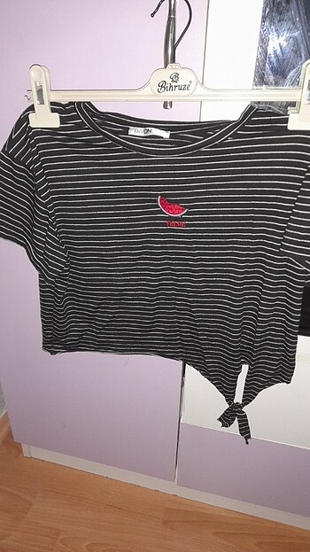 Crop karpuz desenli