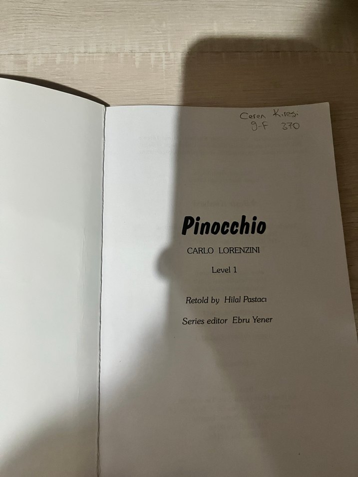 Pinocchio - Carlo Lorenzini İngilizce Çocuk Kitabı - Görsel 3