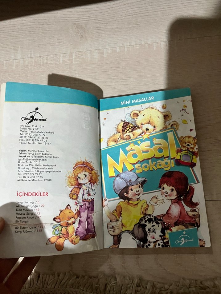 Masa Sokağı - Mini Masallar Çocuk Kitabı - Görsel 3