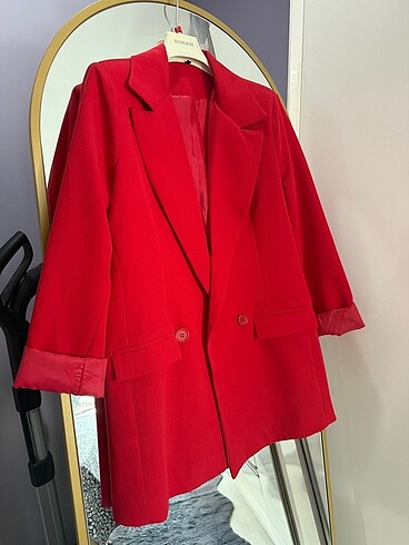 m Beden Kırmızı Blazer