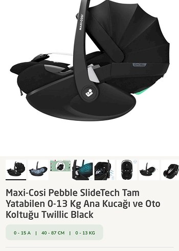 Maxi cosi 360 slide tech kızaklı bebek puseti ana kucağı