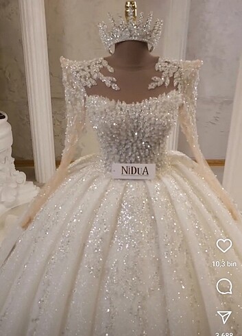 38 Beden nidua gelinlik