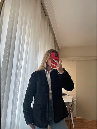 Koton kadife blazer ceket