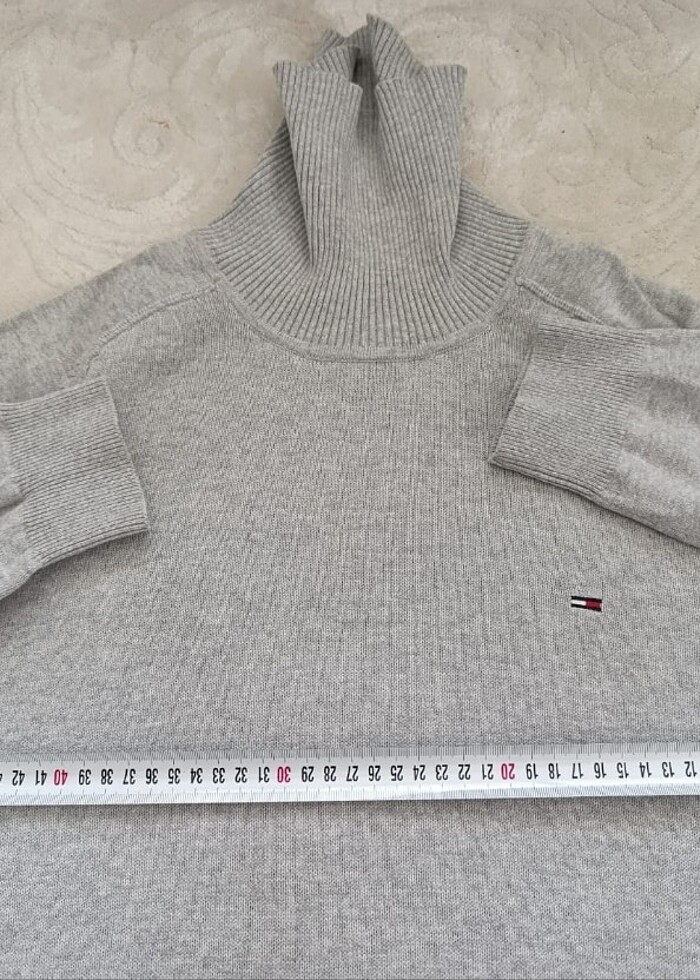 Tommy Boğazlı Kazak - Görsel 4